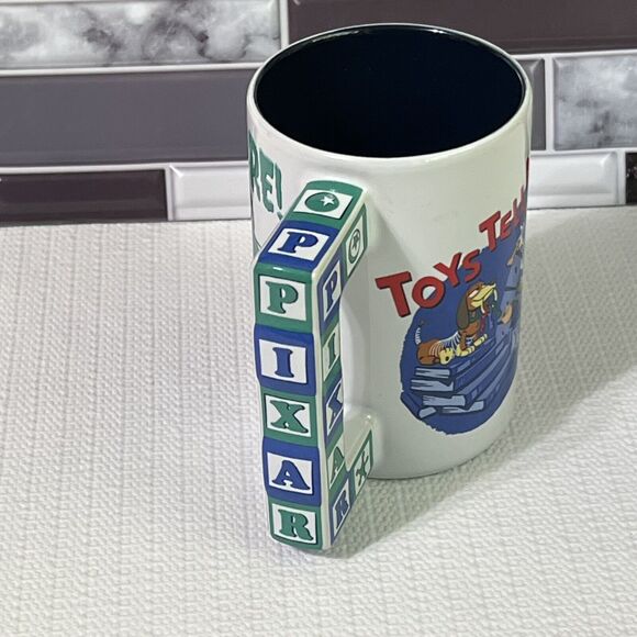 Disney PIXAR Toy Story Toys Tell No Tales 16oz Ceramic Mug White Multi NWT - Picture 10 of 14